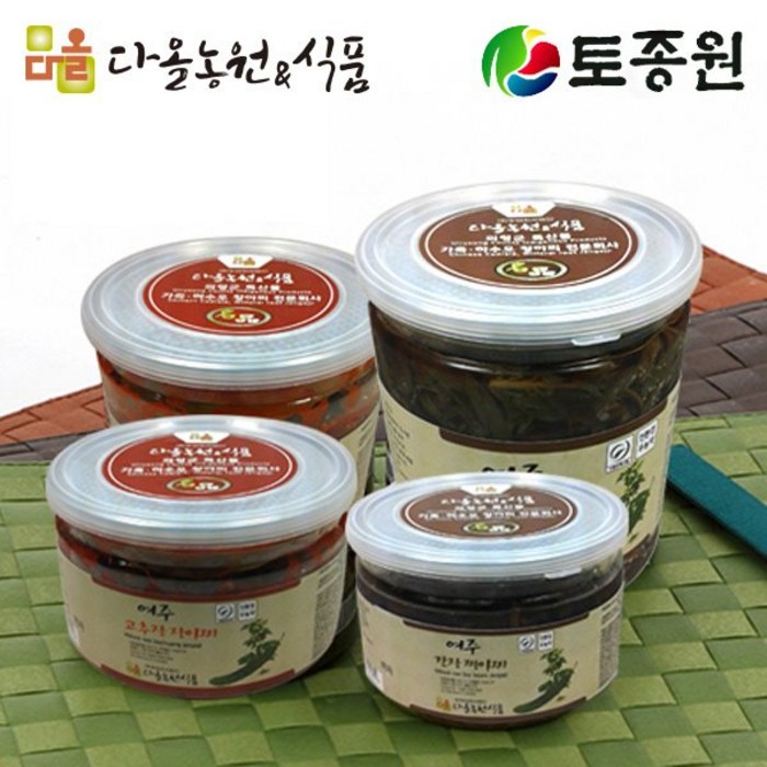 토종원 여주 고추장장아찌 500g 전통농법농산물 대표 이미지 - 밑반찬 추천