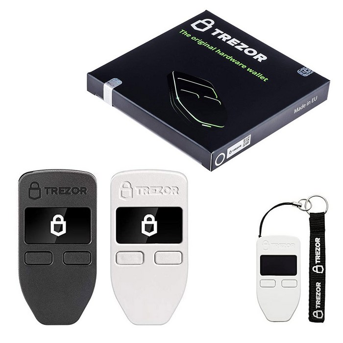 Trezor One 하드웨어 암호화폐 비트코인 지갑, 단일옵션, 단일옵션 대표 이미지 - 코인 지갑 추천