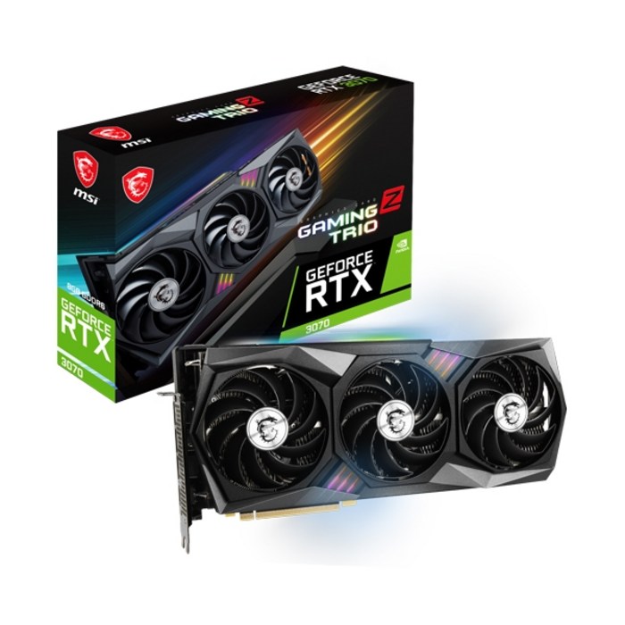 MSI 지포스 RTX3070 게이밍Z D6 8G 트라이프로져2 LHR 대표 이미지 - 게이밍 그래픽카드 추천