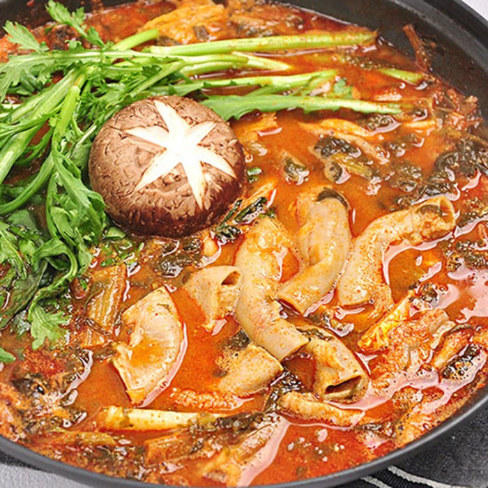 [HACCP인증] 얼큰한 시래기 소곱창전골 1kg / 1kg 2봉, 시래기 소곱창전골 1kg(2~3인분) 대표 이미지 - 곱도리탕 추천