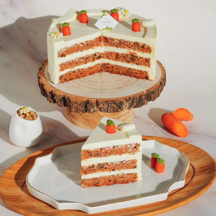 애니베이크 꾸덕하고 촉촉한 당근케이크 750g, 1개 대표 이미지 - 당근 케이크 추천