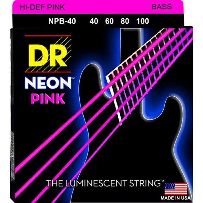 DR Strings HI-DEF NEON베이스 기타 현 (NPB-40), 단일옵션, 단일옵션 대표 이미지 - 베이스 기타 추천