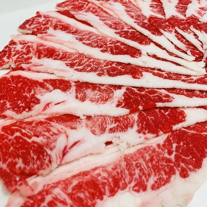 미트홀 대패 우삼겹 구이 500g, 1팩 대표 이미지 - 차돌 숙주 볶음 추천