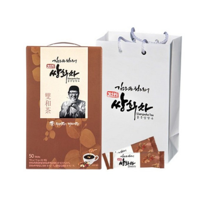 티프렌 김오곤원장의 진한 쌍화차 15g x 50p + 선물용 쇼핑백, 1세트 대표 이미지 - 쌍화차 추천