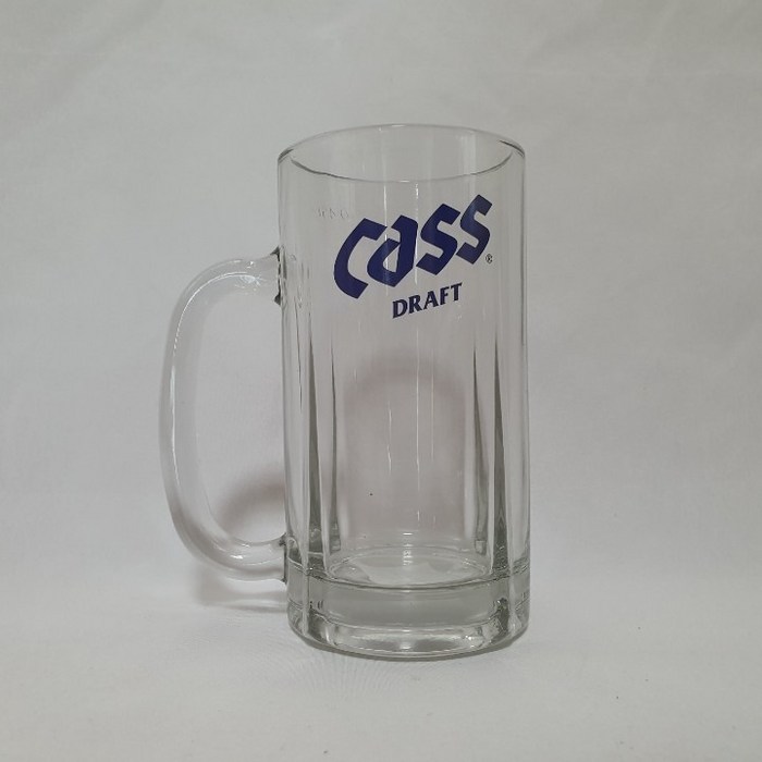 카스 500잔 생맥주 맥주 cass 글라스 유리 컵 잔 500 cc ml, 1개 대표 이미지 - 생맥주잔 추천