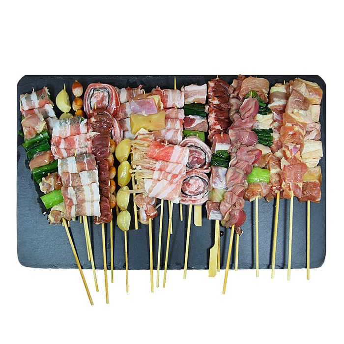 [피에이미트마켓 스페셜모듬 24꼬치 760g ], 스페셜모듬24꼬치 760g, [1팩] 대표 이미지 - 모듬 꼬치 추천