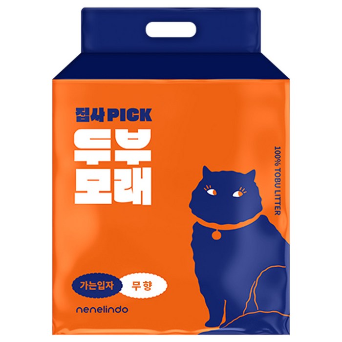 네네린도 집사픽 고양이 두부모래 2.5kg x 6팩