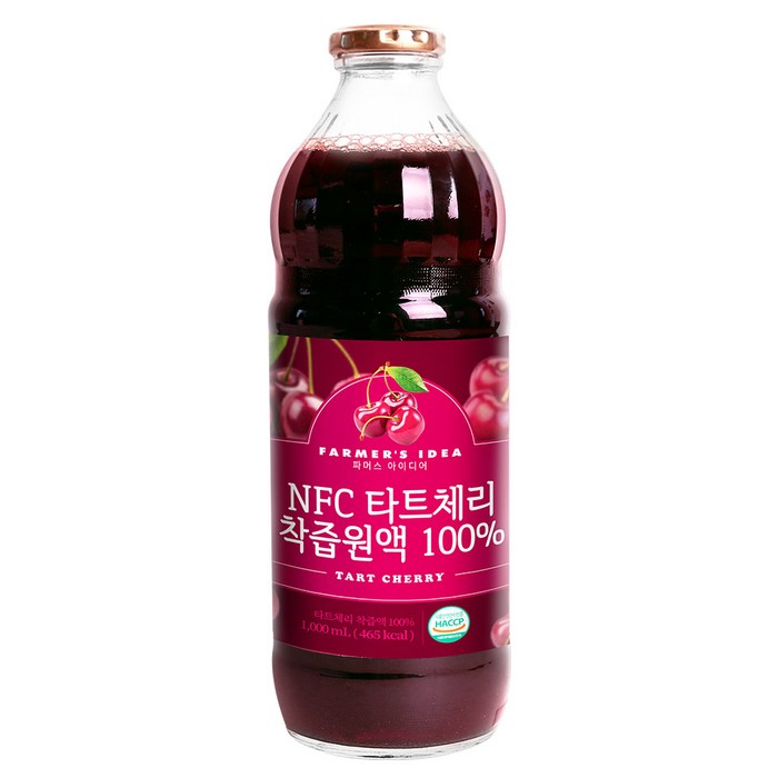 파머스아이디어 NFC 타트체리 착즙원액 100%, 1000ml, 1병 대표 이미지 - 타트체리 원액 추천