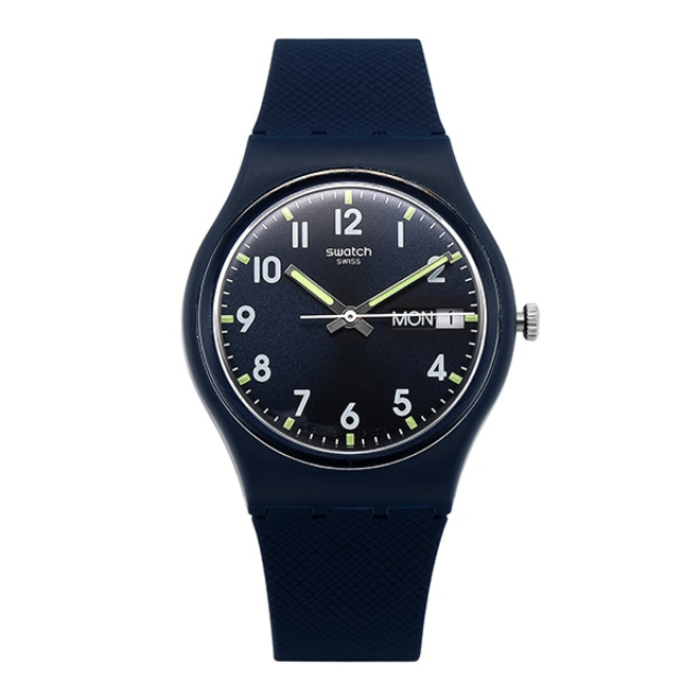 [스와치] GN718 Classic SIR BLUE 여성 우레탄시계 대표 이미지 - 스와치 시계 추천