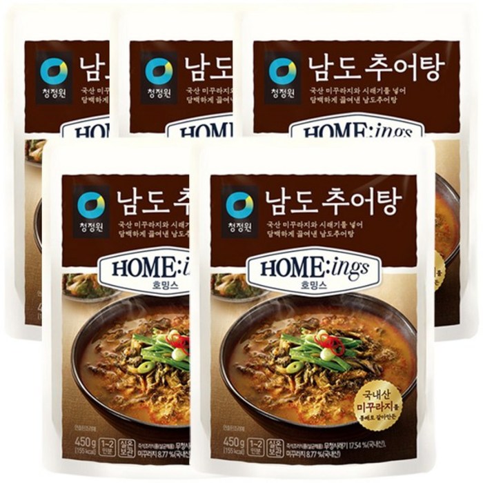 청정원 호밍스 남도추어탕 450g x 5개, 기타 대표 이미지 - 청정원 호밍스 추천