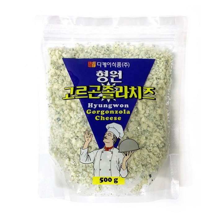 형원 고르곤졸라 치즈 크럼블 500g 업소용(드라이아이스 배송), 1봉 대표 이미지 - 고르곤졸라 치즈 추천
