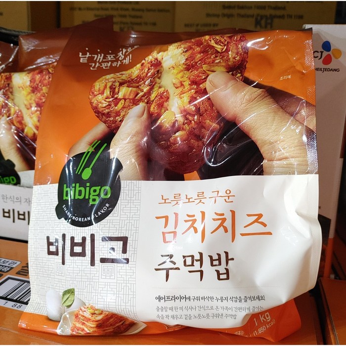 코스트코 비비고 김치치즈볶음밥 주먹밥 1kg(10개입) 아이스포장 무료, 1개, 상세 설명 참조, 상세 설명 참조 대표 이미지 - 삼각김밥 추천