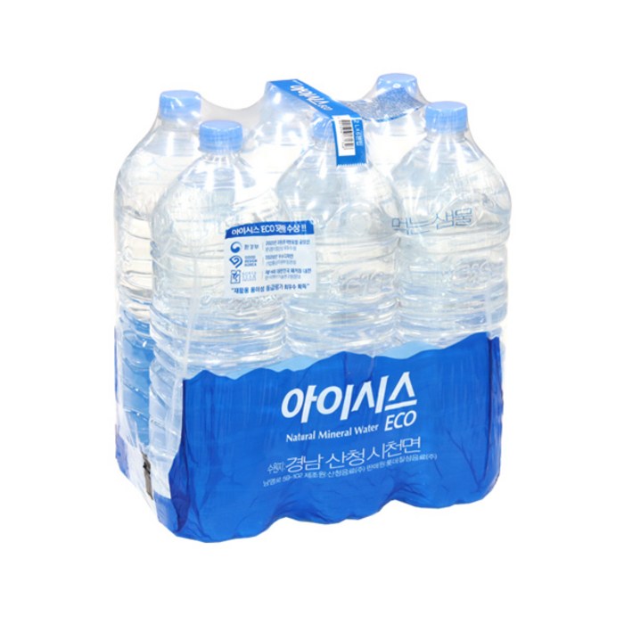 아이시스8.0 ECO 생수 2L, 아이시스 에코(eco) 2L 24개 대표 이미지 - 무라벨 생수 500ml 추천