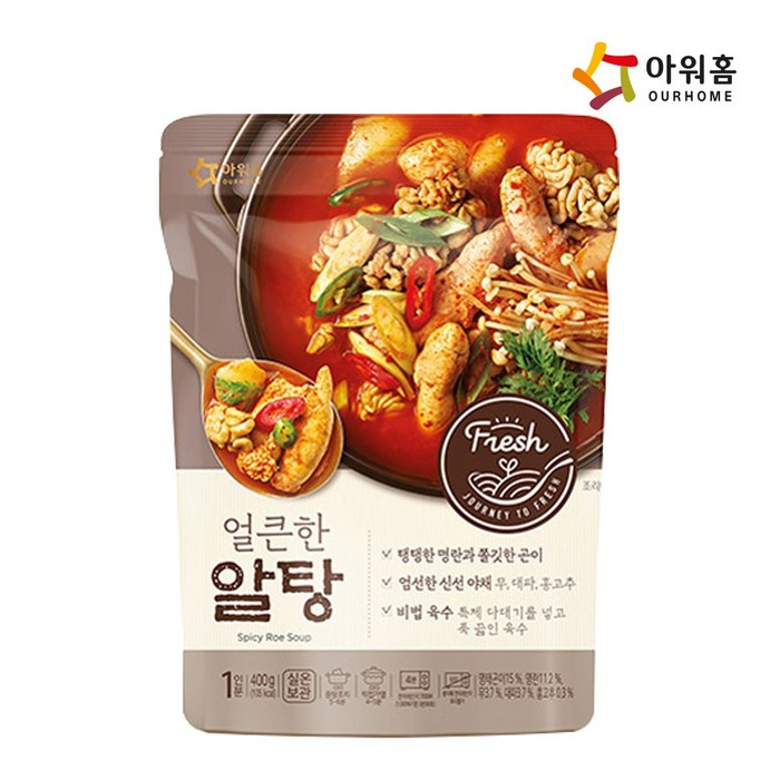 아워홈 [아워홈] 얼큰한 알탕 400g x 3개, 기타, 기타 대표 이미지 - 알탕 추천