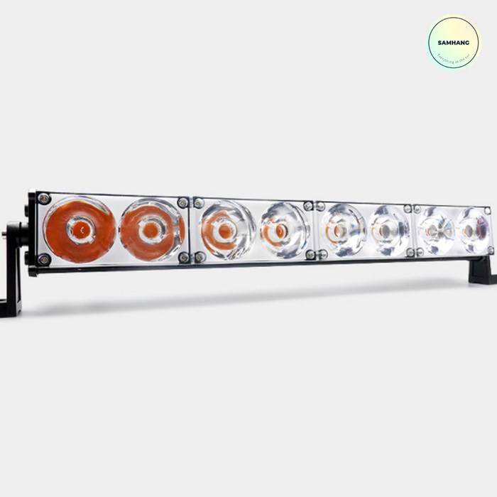 SB 자동차 차량용 NO 6500 12V 24V 겸용 COB LED써치라이트 160W 옐로우LED, 1개