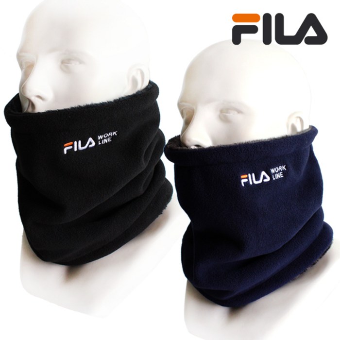 휠라 넥워머 /FILA 방한 목토시/털목도리/방한모, 네이비 대표 이미지 - 넥게이터 추천