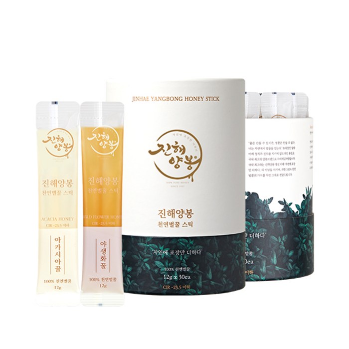 85년전통 진해양봉 천연벌꿀 꿀스틱 혼합구성, 30개입, 2개 대표 이미지 - 꿀스틱 추천