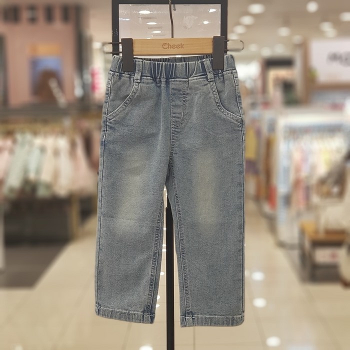 치크 *2024SS* 날씬해보이는 기본핏 앵커 데님바지 [동아백화점수성점]