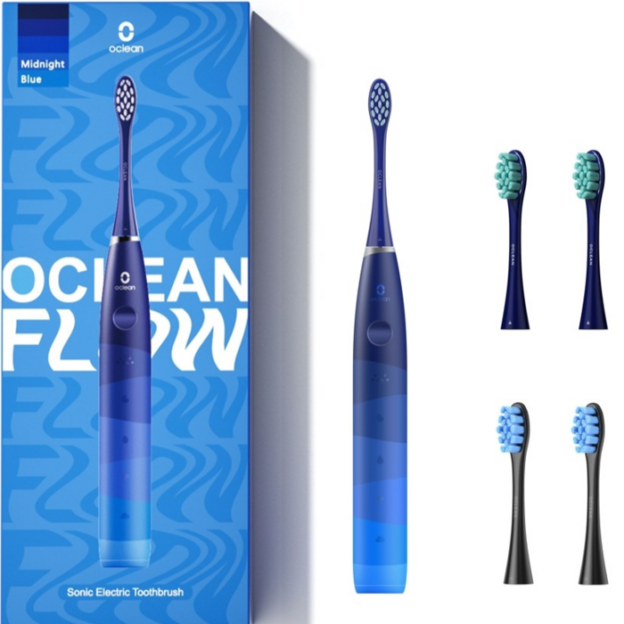 오클린 Oclean Flow 음파전동칫솔, 블루세트, 1개 대표 이미지 - 고급 칫솔 추천