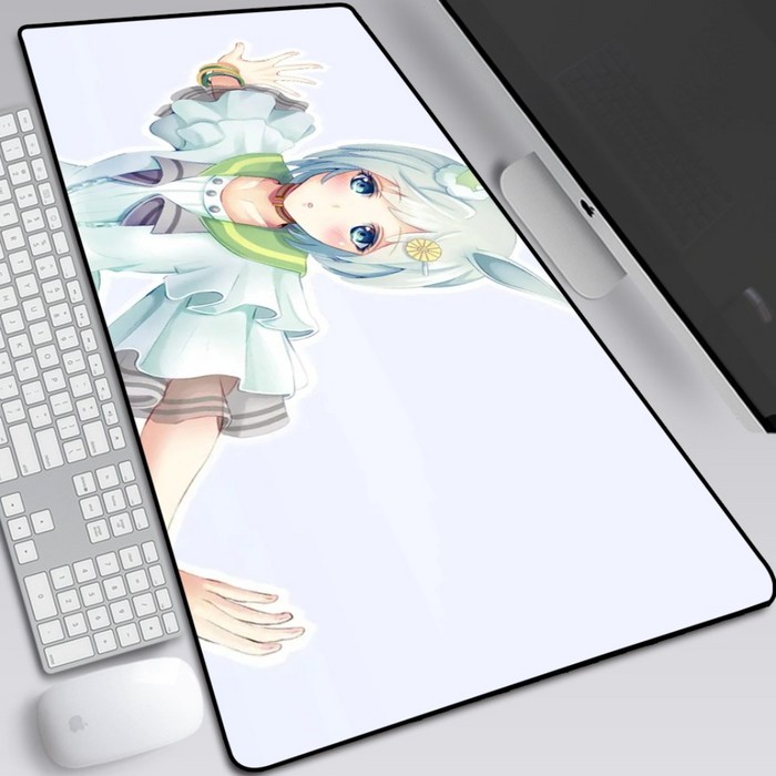 우마무스메 대형 마우스 장패드 긴 빅사이즈 키보드 책상 데스크 패드, 300x800mm + 2mm개, CJ 대표 이미지 - 우마무스메 장패드 추천