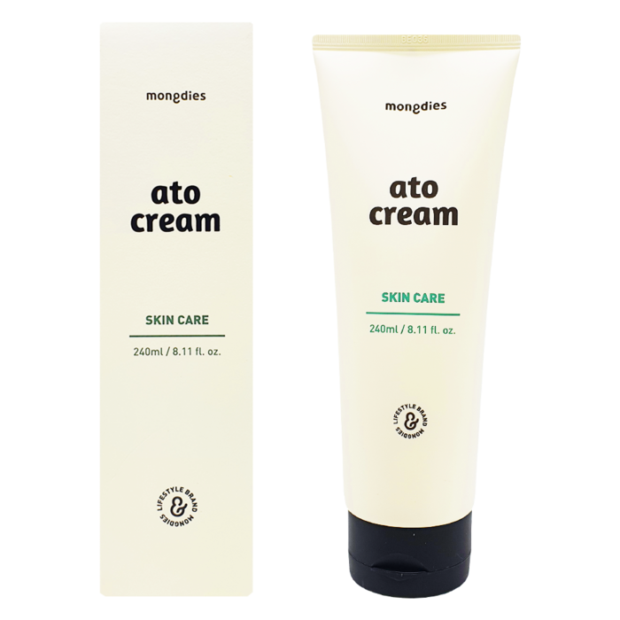 [1+1] 몽디에스 아기유아 고농축 보습 영양 아토크림 240ml, 240ml, 2개