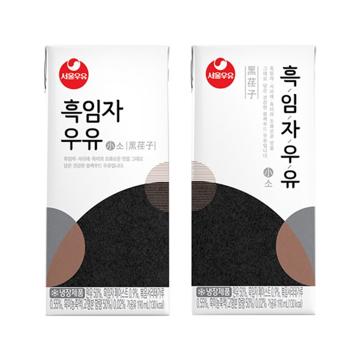 서울 흑임자우유 190ml 24개, 24팩 대표 이미지 - 서울 분양 추천