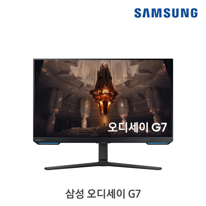 삼성 오디세이 G7 S32BG700 4K UHD 144Hz 1ms 스마트 게이밍 모니터, LS32BG700EKXKR 대표 이미지 - 고가 모니터 추천