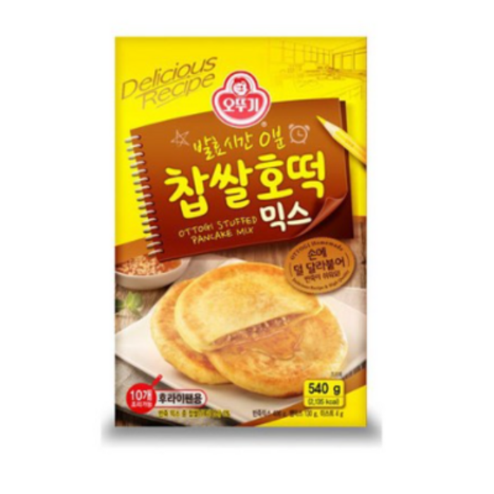 오뚜기 찹쌀호떡믹스 540g, 4개 대표 이미지 - 호떡 추천