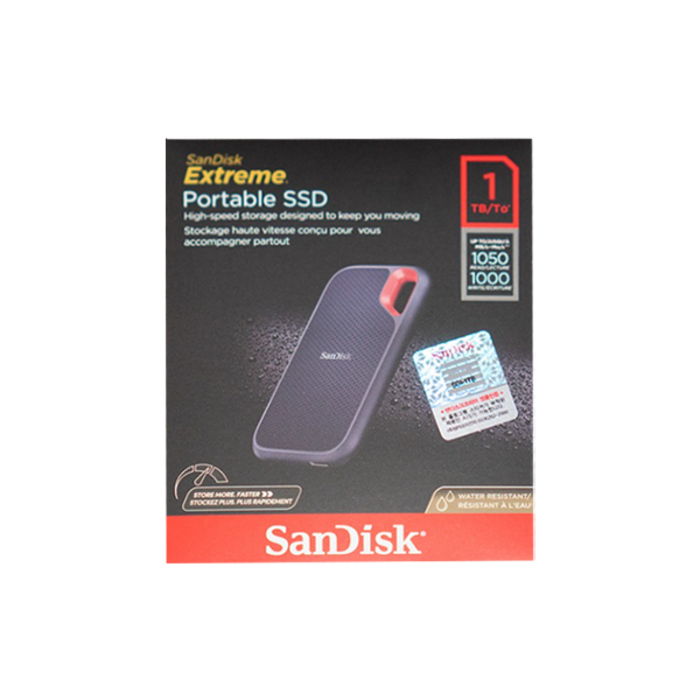 샌디스크 익스트림 포터블 외장 SSD E61 1050MB/s + 사은품, 네이비, 1TB 대표 이미지 - 외장SSD 추천