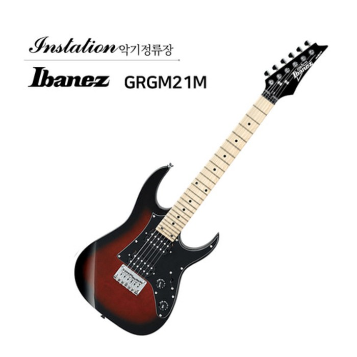 아이바네즈 IBANEZ GRGM21M WBS 월넛썬버스트 슈퍼스트랫 미니일렉기타 풀패키지 대표 이미지 - 슈퍼스트랫 추천