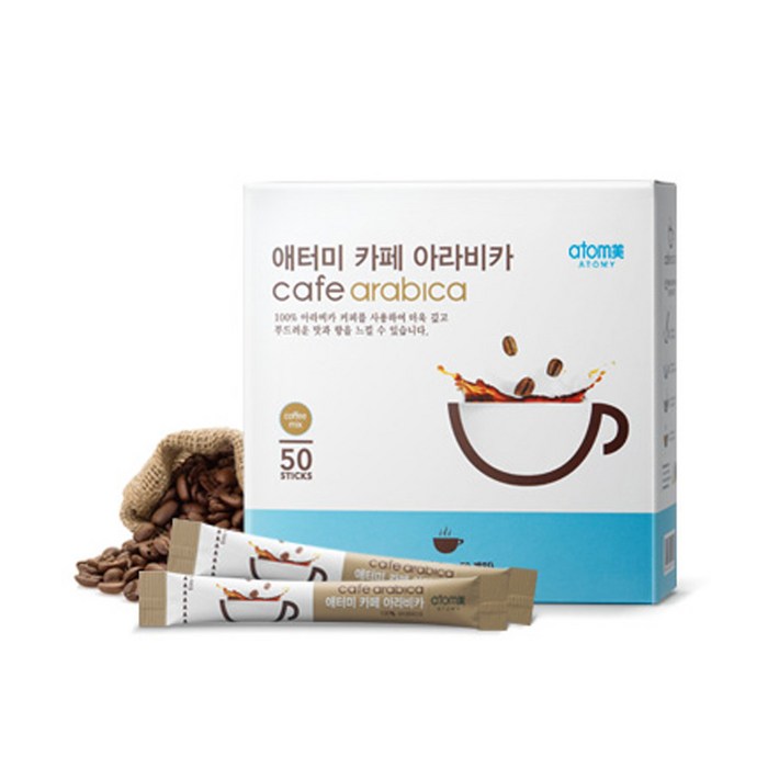 애터미 카페 아라비카 커피믹스 12.1g, 50개입 대표 이미지 - 다이어트 아메리카노 추천
