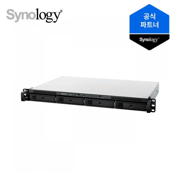 시놀로지 Synology RS422+ NAS 4베이 랙타입 스토리지 하드미포함 대표 이미지 - 4베이 나스 추천