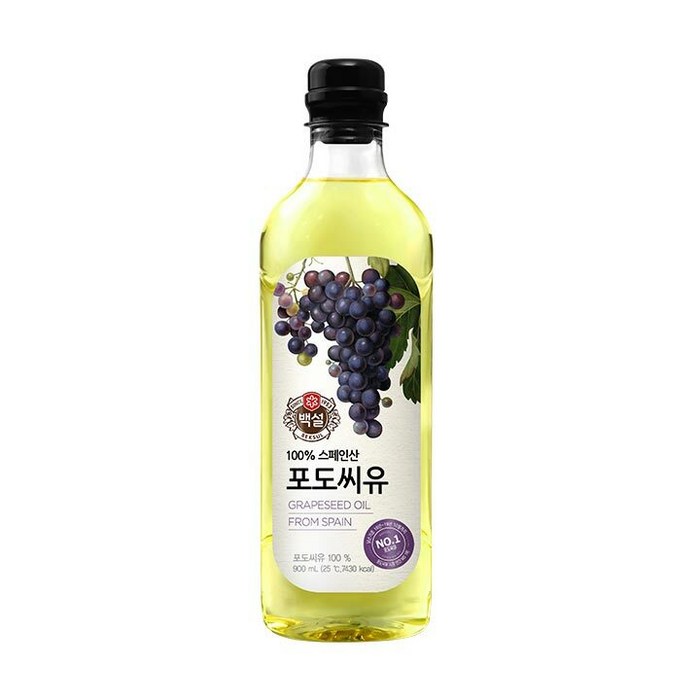 백설 포도씨유, 900ml, 3개 대표 이미지 - 제일 맛있는 고추기름 추천