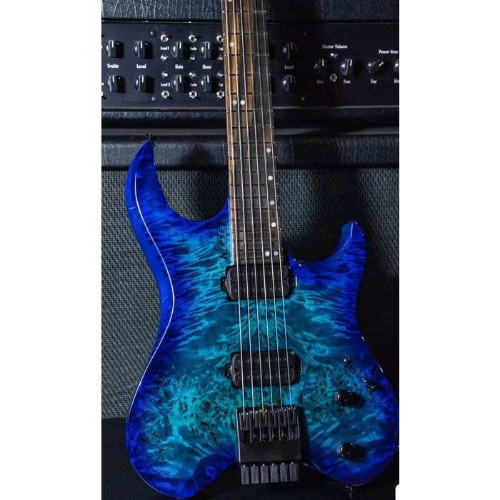 일렉기타 zlg 6 string headless guitar ash body 메이플 넥 벌 탑 빠른 배송 대표 이미지 - 헤드리스 기타 추천