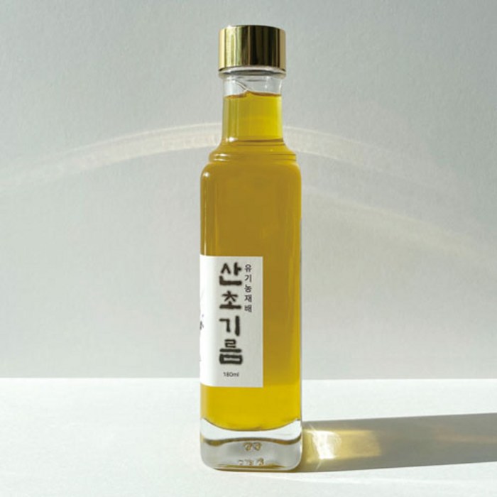 100% 유기농재배 산초기름 산초오일 180ml (구매시 산초열매껍질 증정), 1개 대표 이미지 - 산초기름 추천