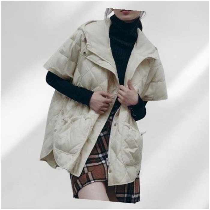 매장정품 AG 더엣지 TAG가198,000원 구스 다운 케이프 베스트 조끼 WXDV6G01 908566