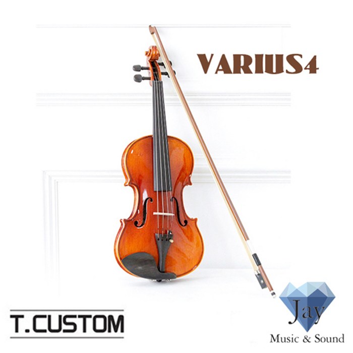 티커스텀 입문용 바이올린 VARIUS4 바리우스4 TCUSTOM VIOLIN, 8분의 1 대표 이미지 - 티커스텀 바이올린 추천