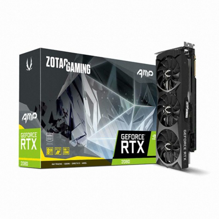 조텍 그래픽카드 GAMING AMP 지포스 D6 8GB RTX 2080 대표 이미지 - 딥러닝 GPU 추천