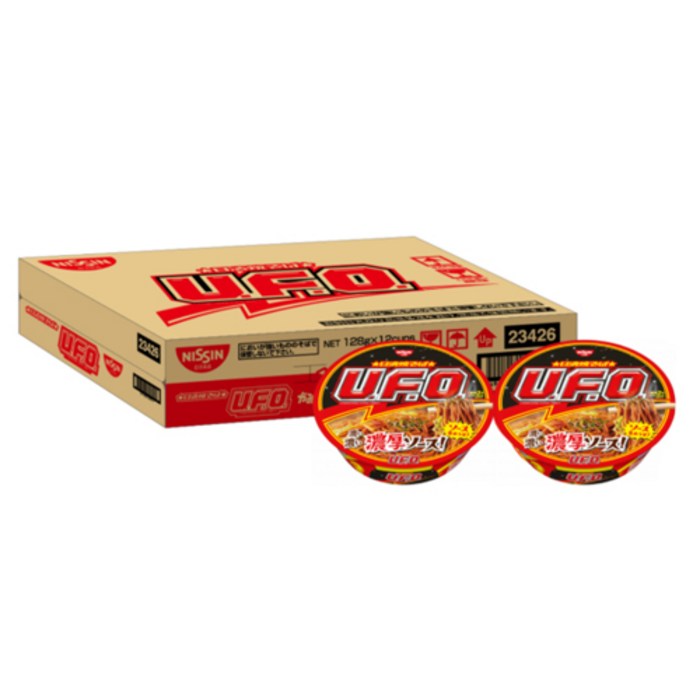 닛신 UFO 오리지널(128g) 1박스(12개입) 컵라면, 1box 대표 이미지 - 일본 라멘 추천