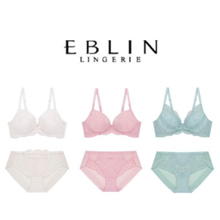 에블린 메리메 로맨틱 노와이어 볼륨 브라+팬티 세트 (EBBRBA2H1Q) 4COLORS 대표 이미지 - 이블린 추천