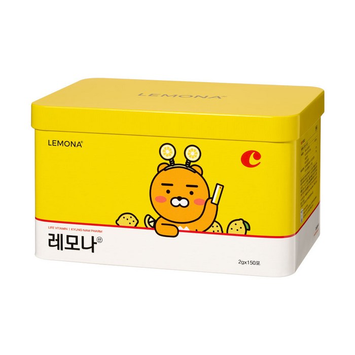 레모나 카카오프렌즈 레모나산 랜덤발송 150p, 300g, 1개 대표 이미지 - 비타민C 추천
