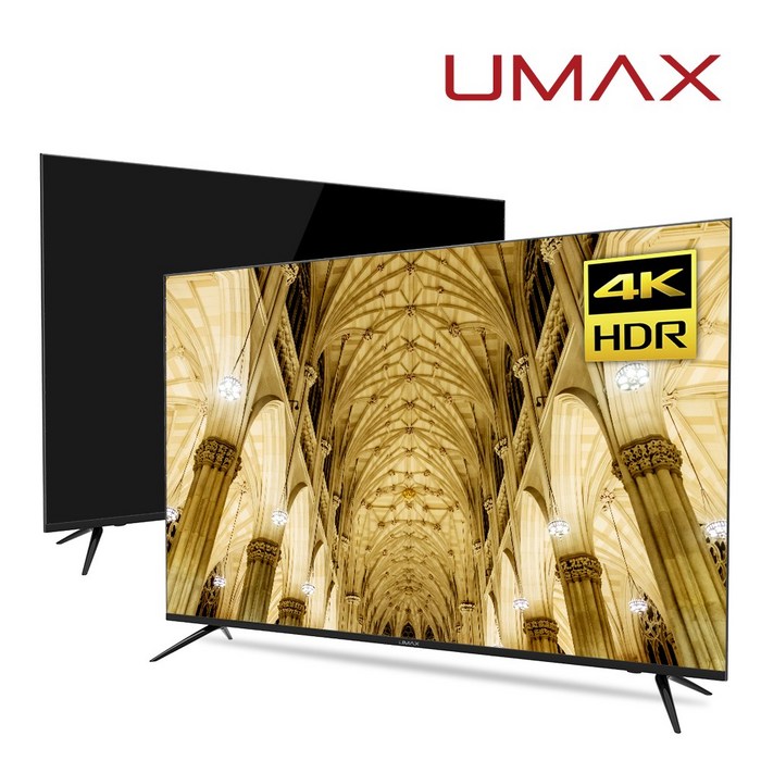 유맥스 65UJ21 165cm(65인치) 4K UHD TV 중소기업 2년보증 3일완료출장AS!! 스탠드자가설치(직배송) / 베젤리스 게이밍 모니터 벽걸이 지원 tv, 유맥스 65인치 65UJ21 스탠드자가설치 대표 이미지 - 베젤리스 모니터 추천