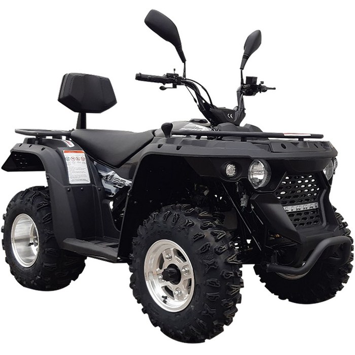 150cc 알류미늄휠&등받이 장착 ATV 사륜오토바이 산악바이크, 검정, 150cc ATV 사륜 오토바이
