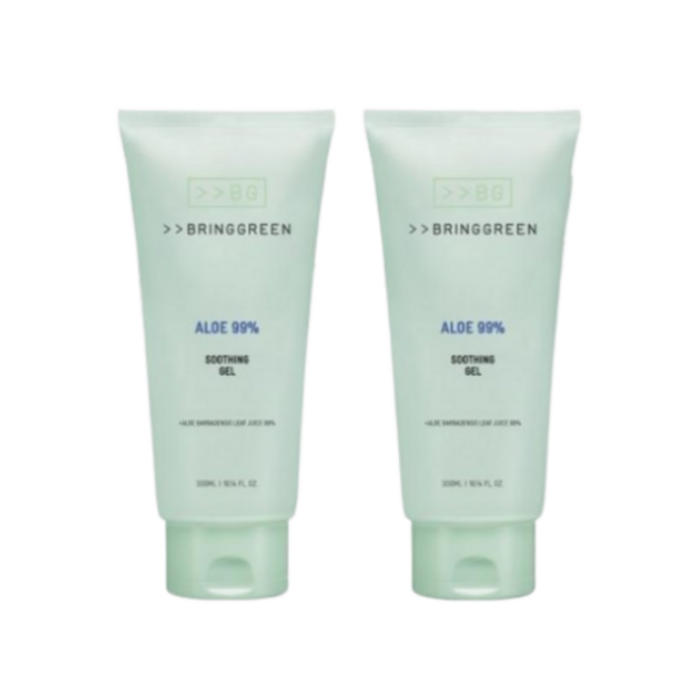 브링그린 알로에 99% 수딩젤 300ml, 300ml, 2개