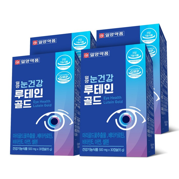 일양약품 눈건강 루테인 골드, 30정, 4개 대표 이미지 - 간 영양제 추천