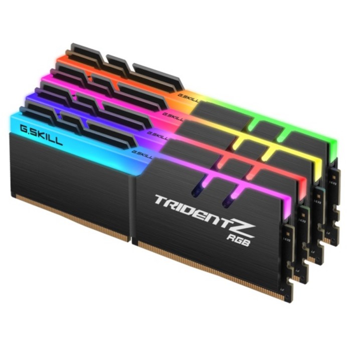 [G.SKILL] 지스킬 DDR4 64G PC4-25600 CL16 TRIDENT Z RGB (16Gx4), 상세페이지 참조 대표 이미지 - 32기가 램 추천