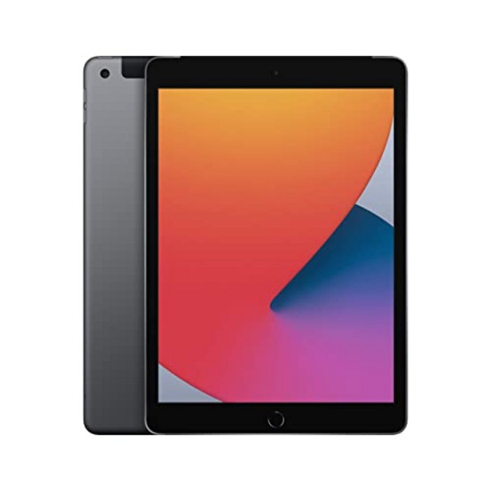 2020 iPad (10.2 인치 Wi-Fi 셀룰러 128GB) - 우주 회색 (8 세대) (128GB WiFi Cellular Space Gray), 본상품, 본상품 대표 이미지 - 대학생 아이패드 추천