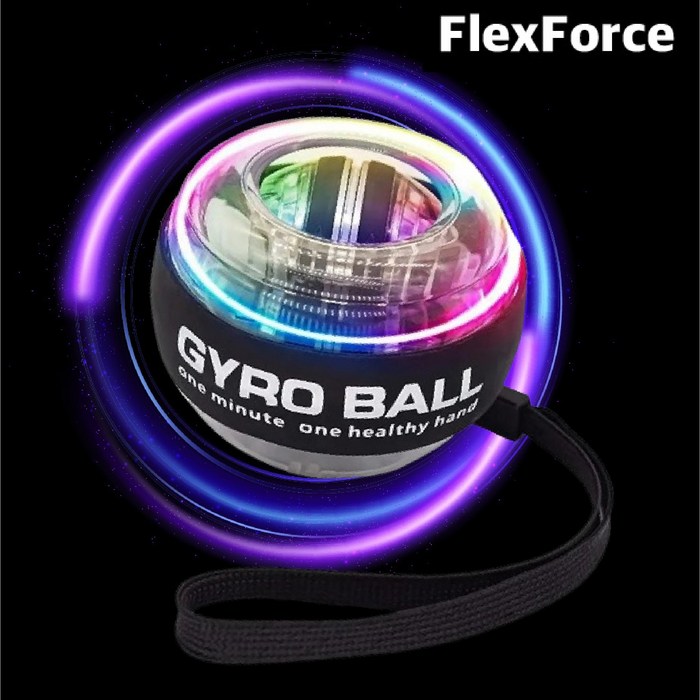 FlexForce 근력강화 LED 자이로볼 파워볼 1개, LED자이로볼 1개 대표 이미지 - 파워볼 추천