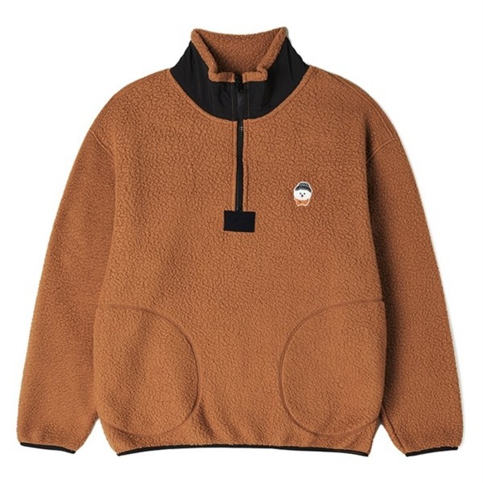 비욘드클로젯 CASENTINO HALF ZIP-UP PULL OVER CAMEL (7840931) 대표 이미지 - 비욘드클로젯 맨투맨 추천