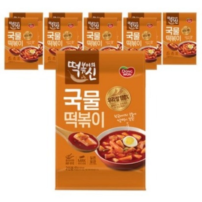 동원 떡볶이의신 국물떡볶이, 10개, 422g 대표 이미지 - 떡신 추천